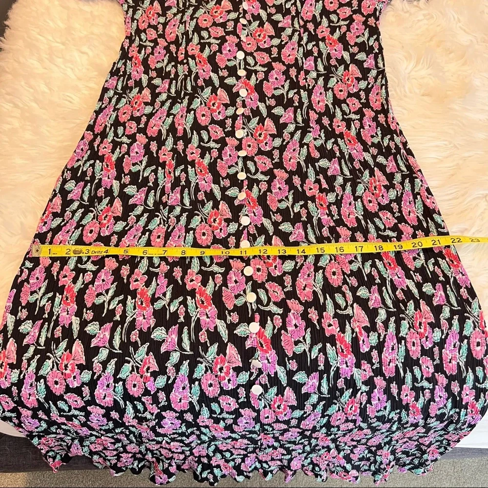 Vintage Fashion Bug Long Floral Dress with Corset Tie Back Size 22/24 cottage - Picture 12 of 15